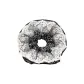 Black Floral Hair Tie