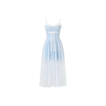 GOSO Slip Dresses Women's Blue