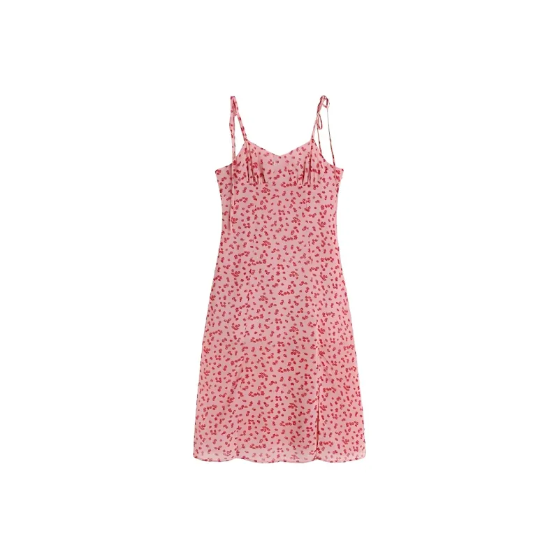 DOKZB Slip Dresses Women's Pink-0
