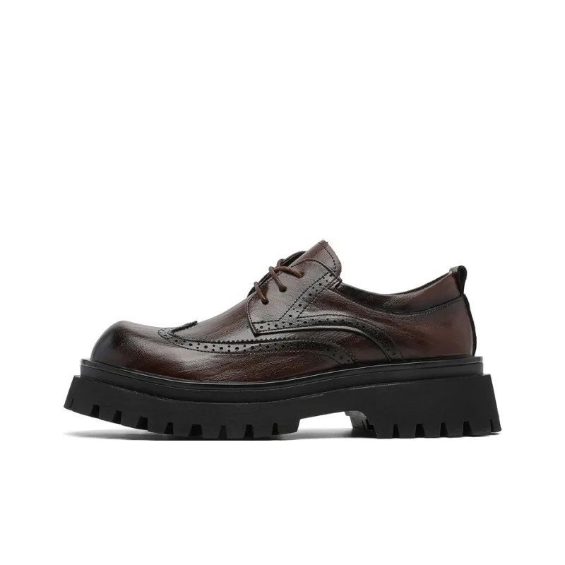 Chi Wolf Men's Casual Shoes Men Low Top Black/Brown-3