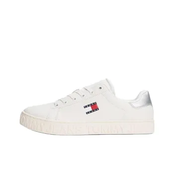 Tommy Hilfiger Trainers Low Top Skateboard Shoes Women's White