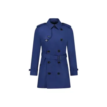 Burberry SS25 Trench Coat Men's Blue