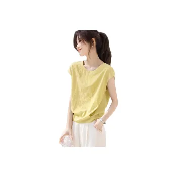 Mo Han Yi Mei Shirts Women's Lemon