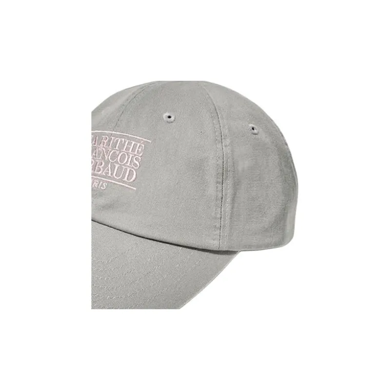 MARITHE FRANCOIS GIRBAUD Cotton Baseball Caps Unisex Light Gray-2