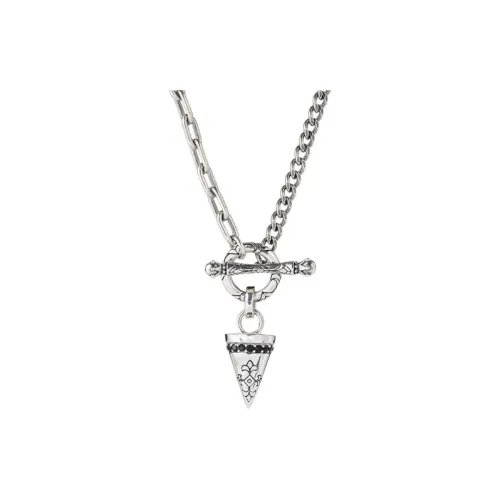 Native Stranger 925 Sterling Silver Necklaces Unisex Silver