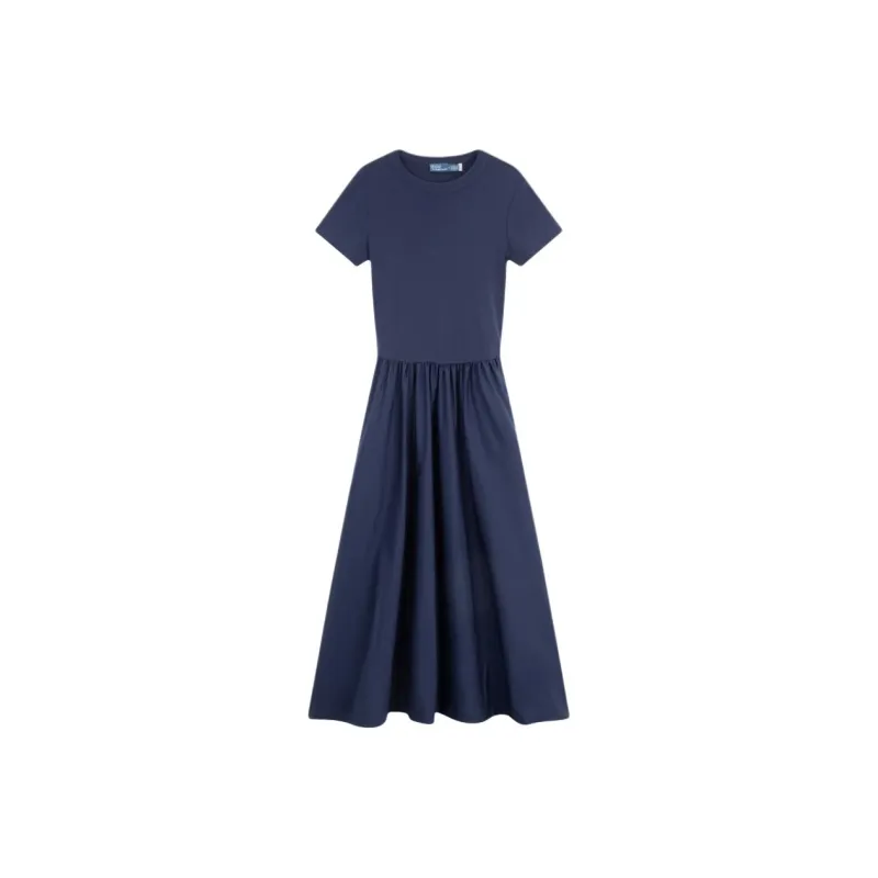 Polo Ralph Lauren Short Sleeved Dress Women's Dark Blue-0