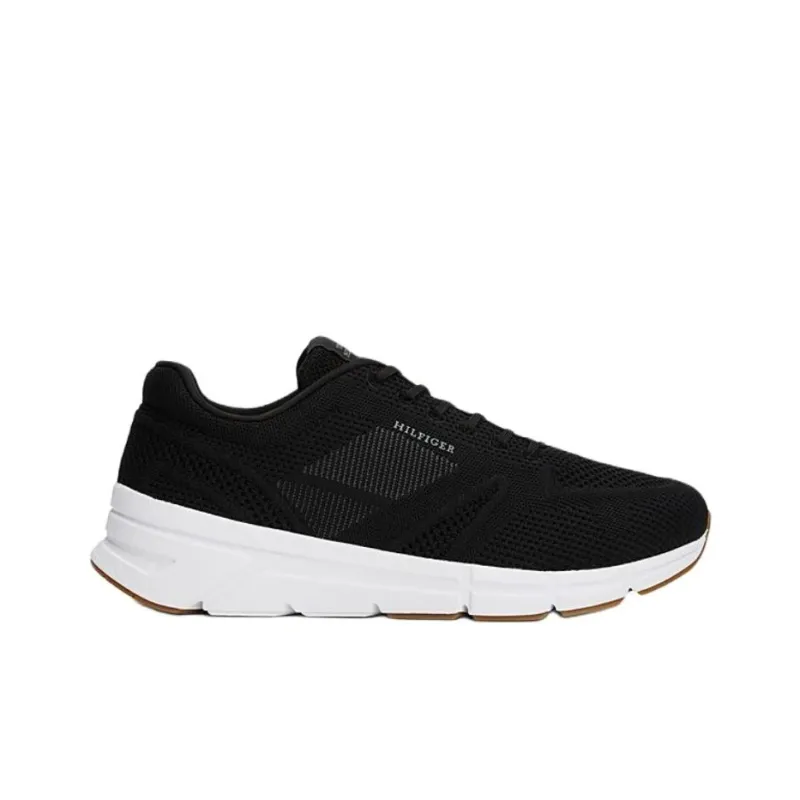 Tommy Hilfiger Trainers Anti Slip Wear Resistant Low Top Casual Shoes Men's Black-1