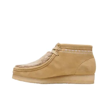 Clarks Wallabee Ankle Boots Women's Tan