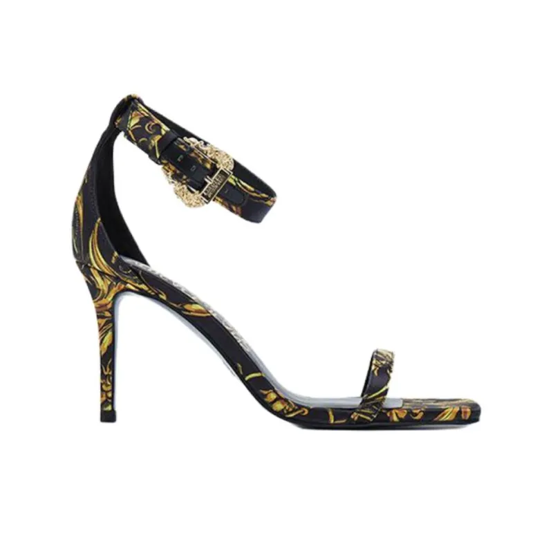 VERSACE JEANS COUTURE One Strap Sandals Women's Black-1