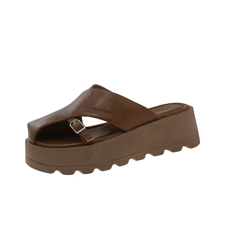 WUJI Rubber Sole Slip Resistant Abrasion Resistant Closed Toe Slippers Women's-5