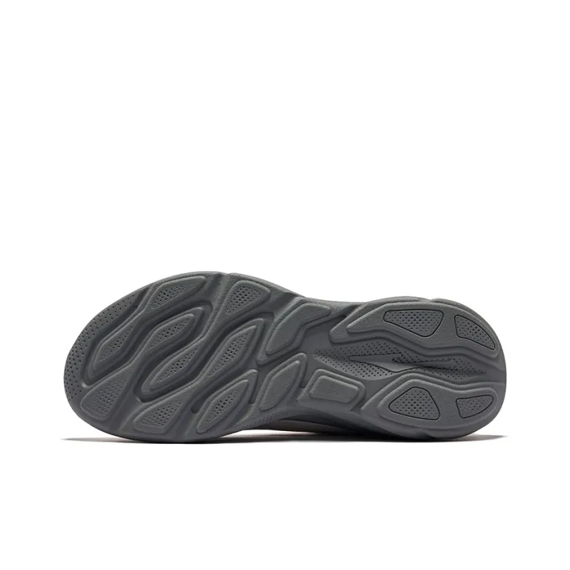 Erke Cushioning, Breathable, And Resilient Design Low Top Casual Running Shoes Men's Pumice Gray-4