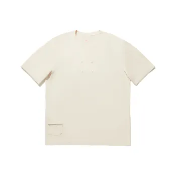 LiNing T Shirt Unisex Sand Gravel Gray