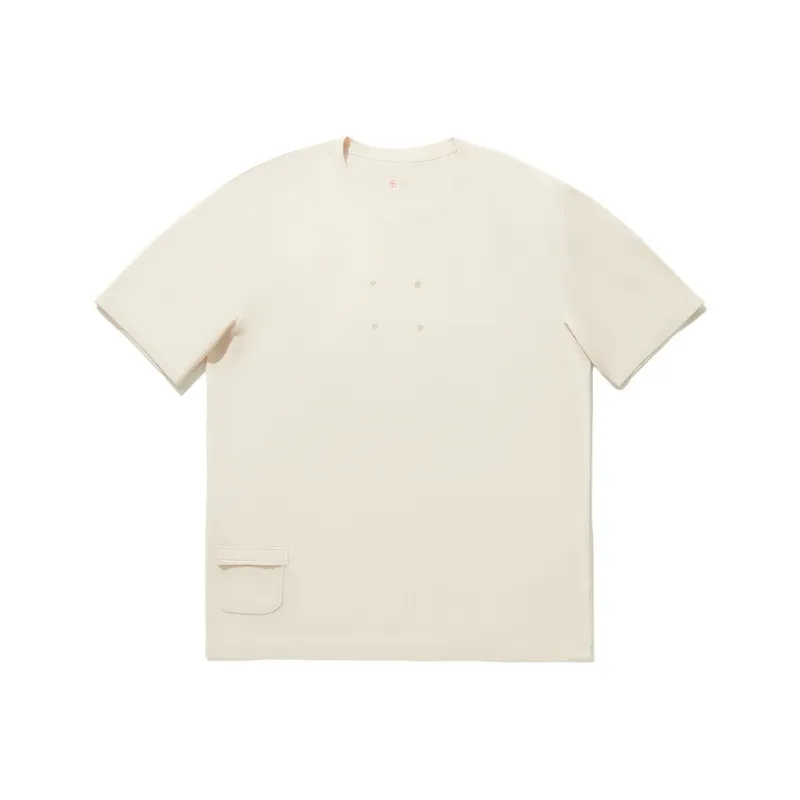 LiNing T Shirt Unisex Sand Gravel Gray-0