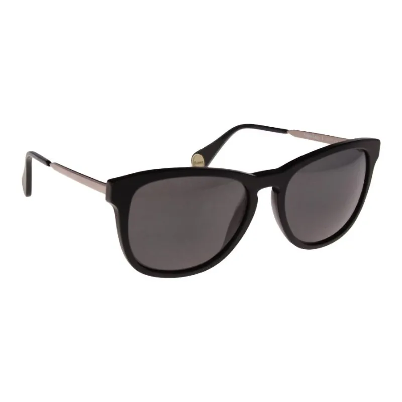WOOW Acetate Oval Sunglasses Women's Black-1