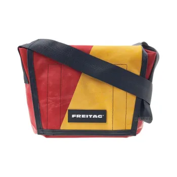 FREITAG Lassie Design Crossbody Bag, Shoulder Bag Unisex Yellow & Red