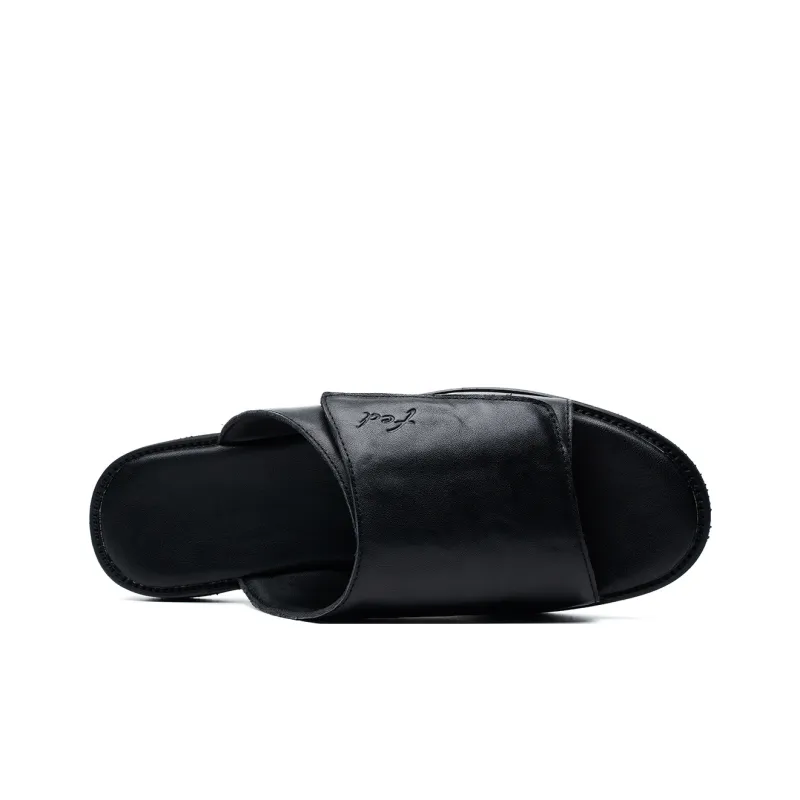 FED Slide Slippers Men Black-4