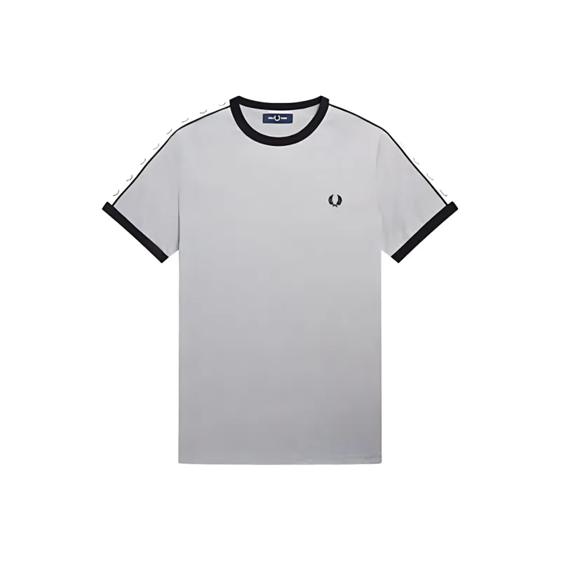 FRED PERRY Embroidered logo Crew neck T shirt-9