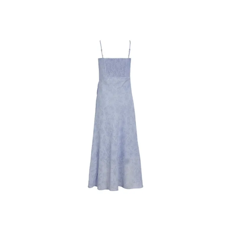 HDFULERN Slip Dresses Women's Blue-1