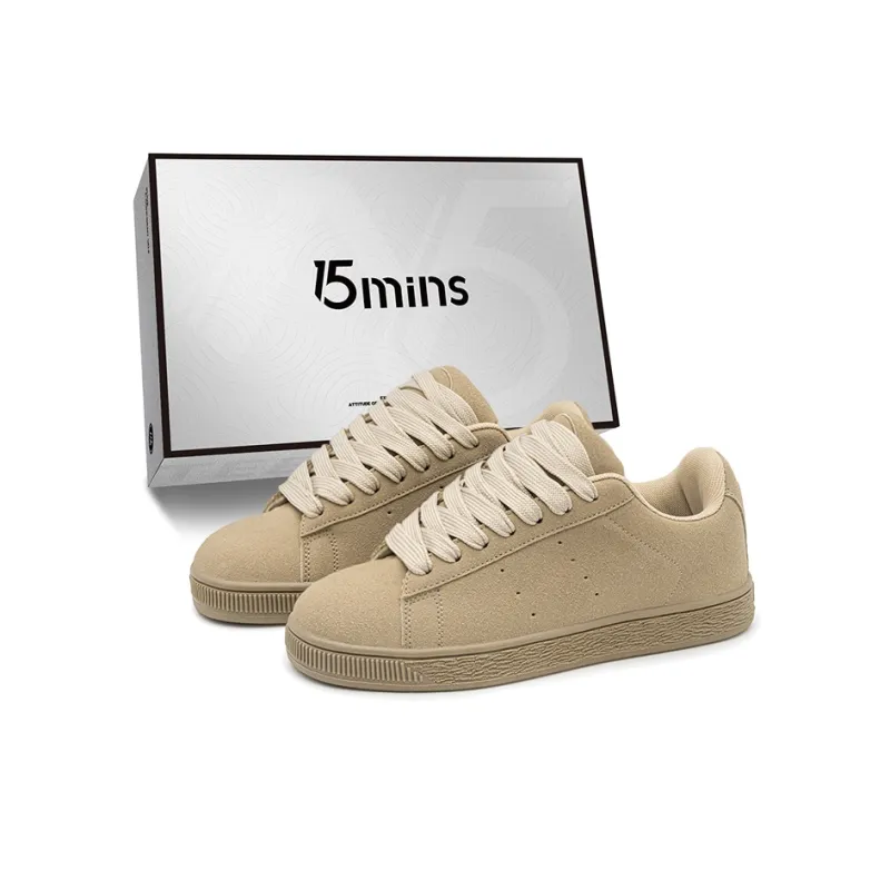 15 MINS Slip Resistant Shock Absorbers Low Top Skateboard Shoes Unisex-19