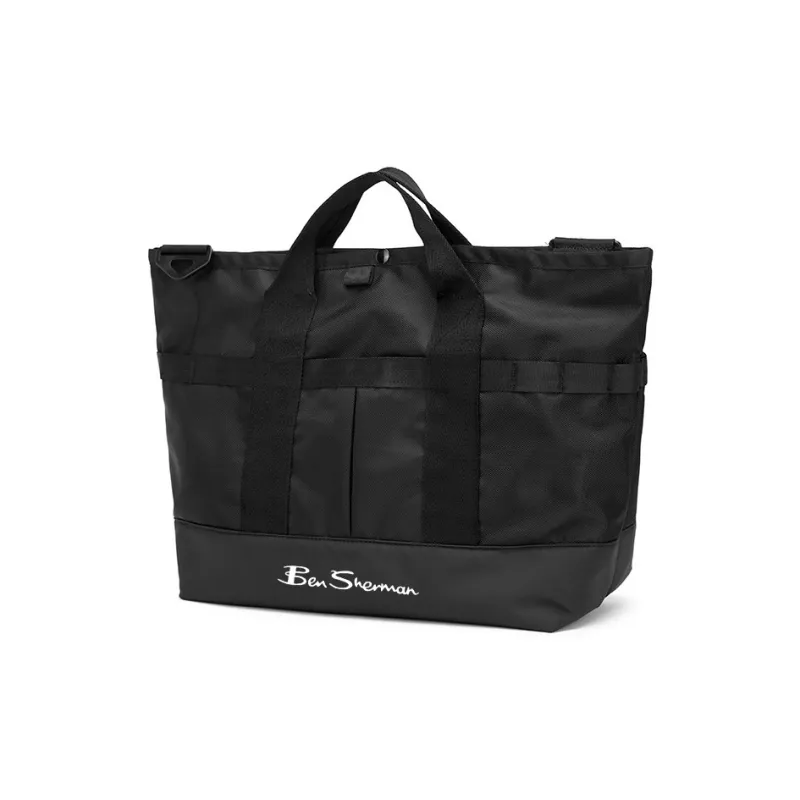BEN SHERMAN Nylon Handbag Unisex Black-4