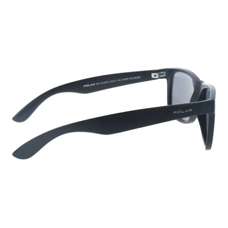 Polar Acetate Irregular Shape Sunglasses Unisex Black-2