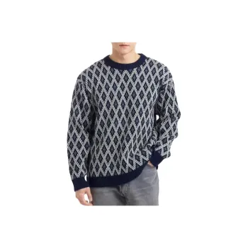 Needles Sweater Men's Marine Blue