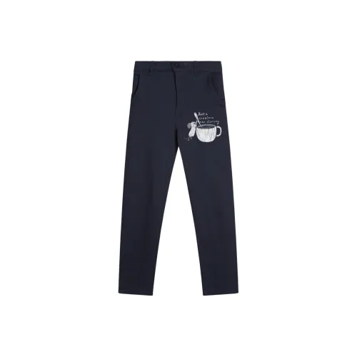 BABUGGE Jeans Unisex Blue White