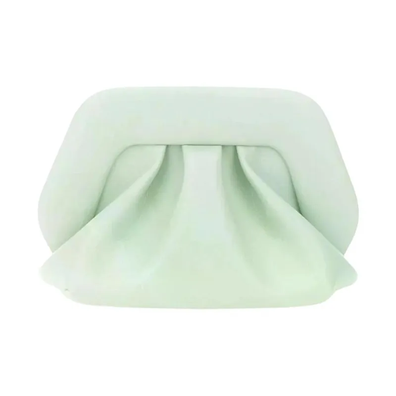 THEMOIRE Leather Clutch Regular Women's Green-0