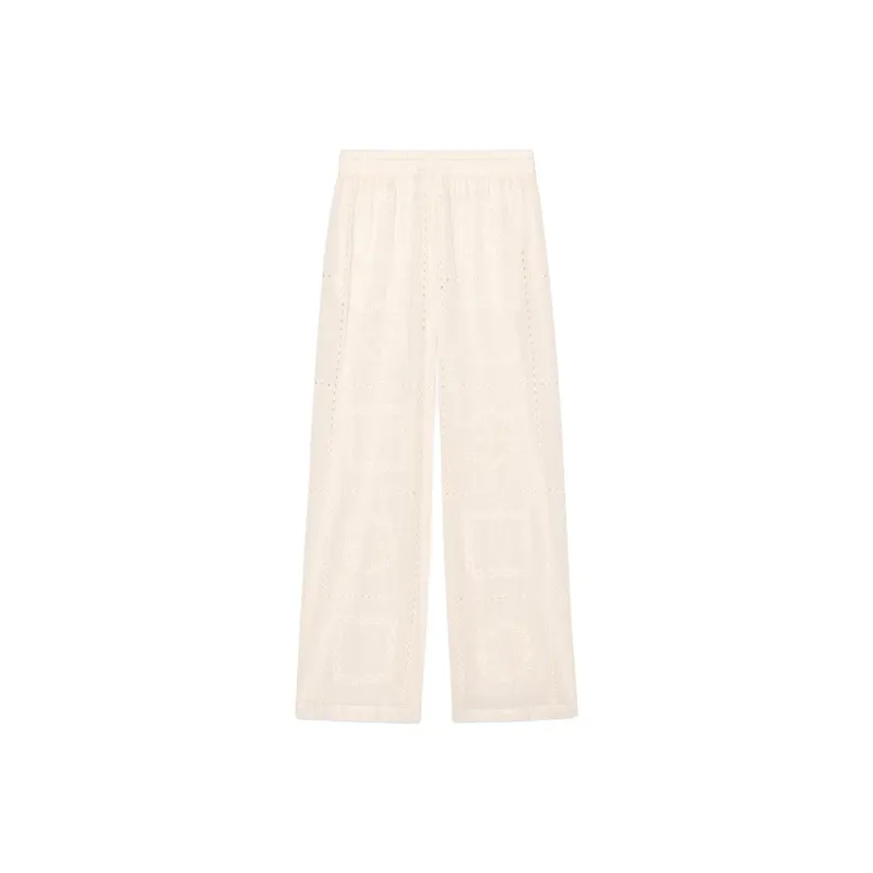 ZARA Casual Pants Women's White-1