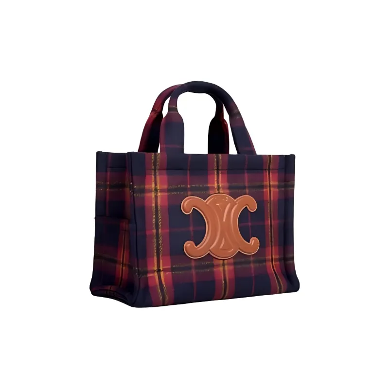 CELINE Fabric Tote Bag, Shopping Bag, Shoulder Bag, Crossbody Bag, Handbag Women's Multicolor-1