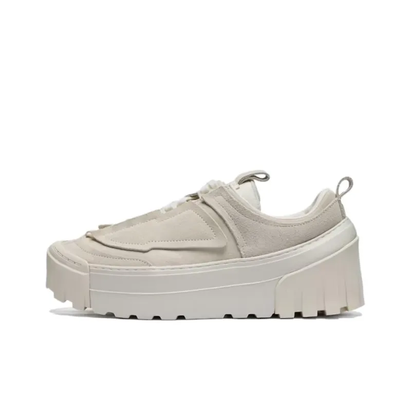 Onitsuka Tiger CHUNKY RUNNER Anti Slip Wear Resistant Low Top Casual Shoes Unisex Beige-0
