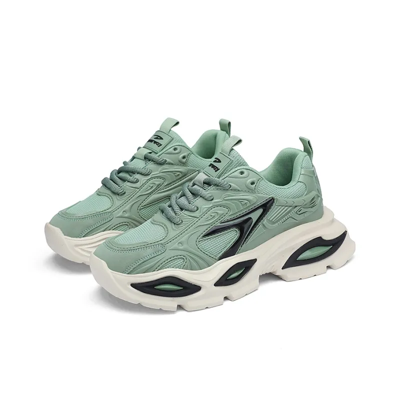 DEERWAY Shock Absorbers With Slip Resistant And Abrasion Resistant Properties Low Top Chunky Sneakers Men's-13