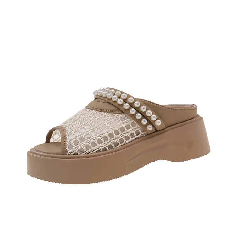 WUJI Rubber Sole Slip Resistant Abrasion Resistant Slide Slippers Women's-5
