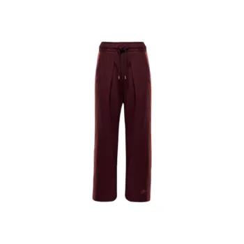 Nike Knitted Sweatpants Women's Burgundy