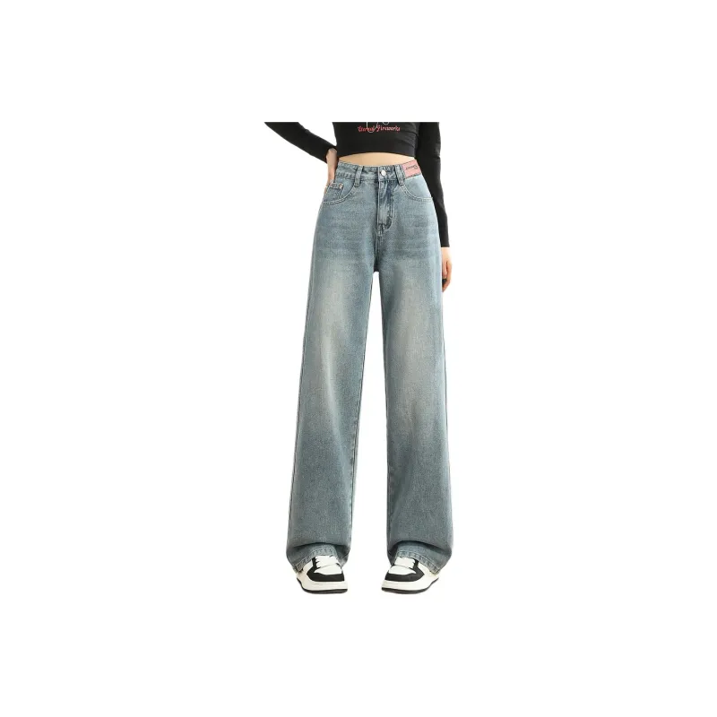 JEANSWEST Jeans Women's Vintage Blue-4