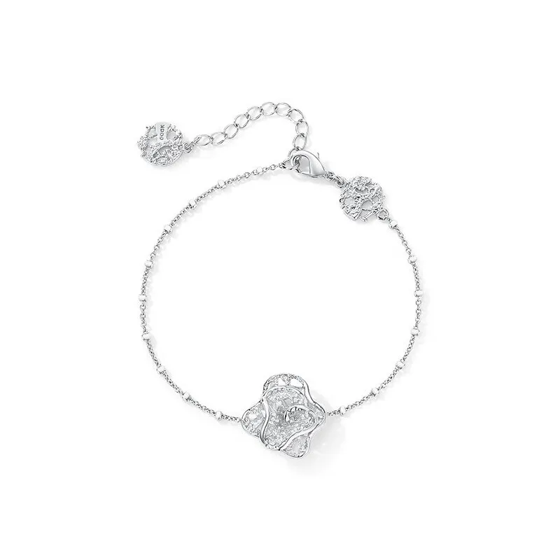OOAK 925 Sterling Silver, 18K Gold Plated Bracelet Box Women's-0