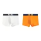 2 Pack (White+Orange)