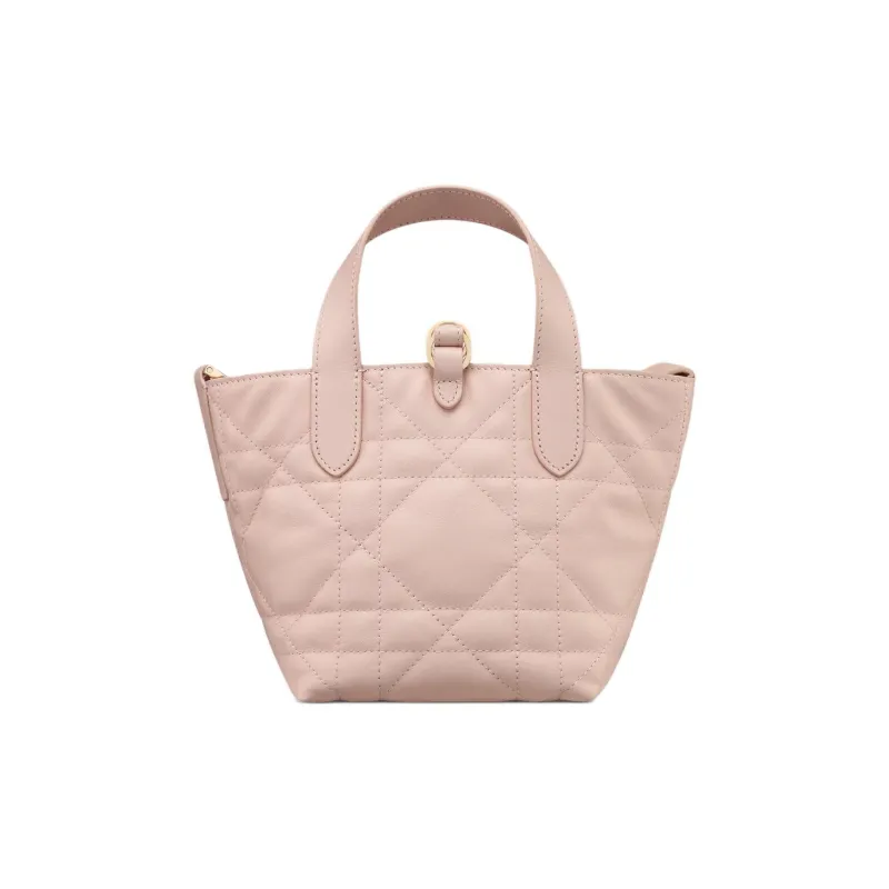 DIOR Toujours Calfskin Tote Bag, Shopping Bag, Shoulder Bag, Handbag Regular Women's Rouge Pink-3