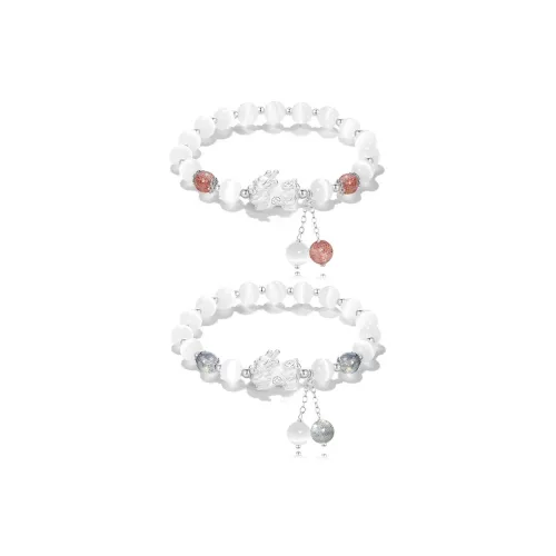 Master Kim Glass Cat Eye Bracelets Unisex