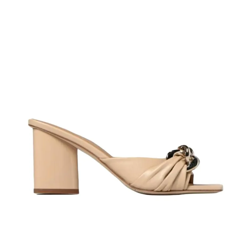 TWINSET MILANO Slip Resistant Slide Slippers 8.5cm Women's Beige-1