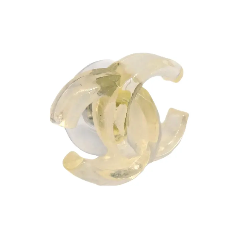 CHANEL 2002 Cc Logo Stud Earrings-2
