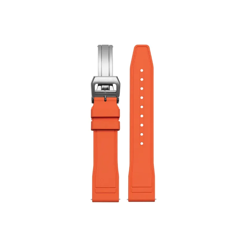 FUDIEN Compatibility With IWC Pilot Mark 'The Little Prince' Quick Release Strap Watch Band Fluoroelastomer Material-51