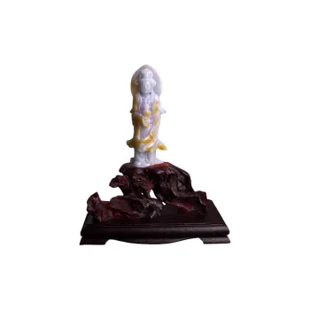 Jade Blossom Glutinous Jade Jadeite Ornaments Unisex