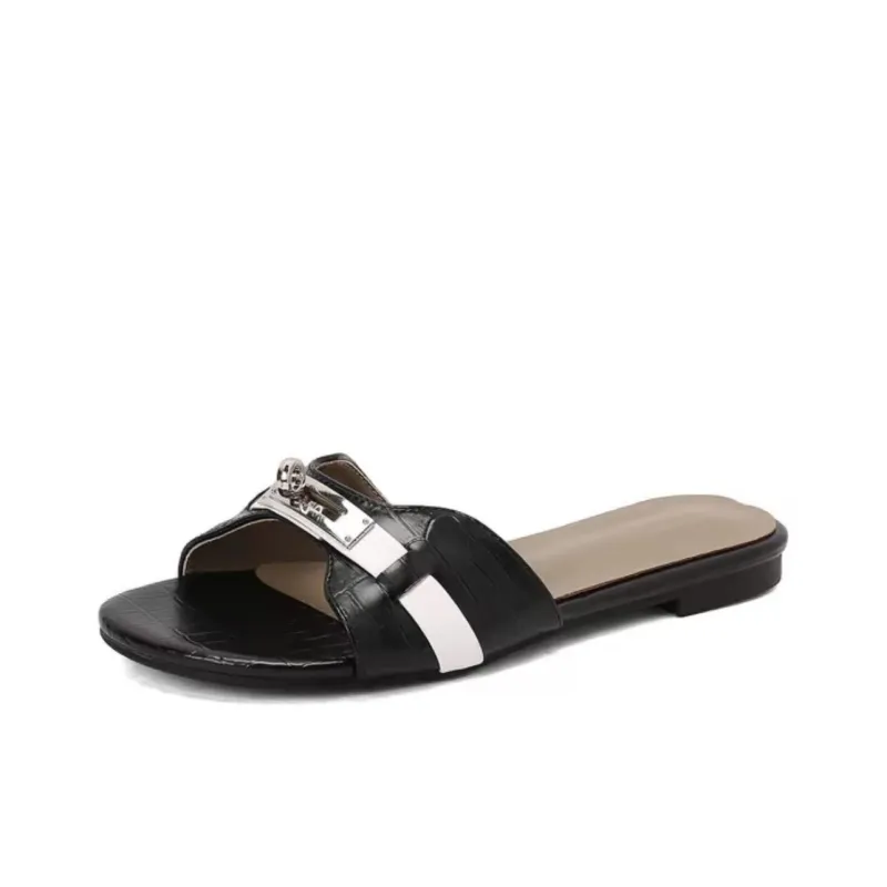 AFJI Rubber Sole Abrasion Resistant Slide Slippers Women's-4