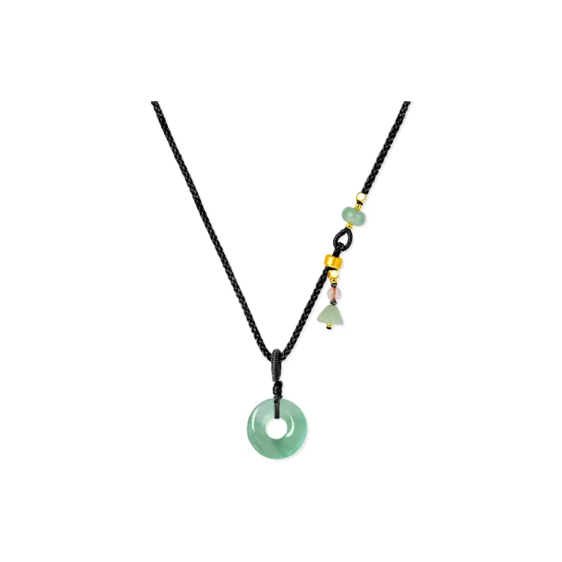 JUICY GRAPE African Emerald Jade Necklaces Unisex-0
