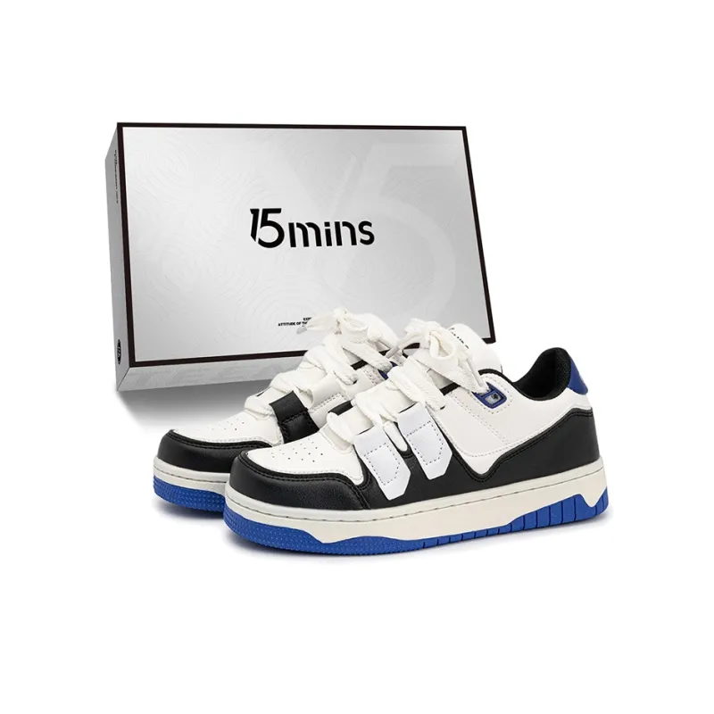 15 MINS Shock Absorbers Low Top Skateboard Shoes Unisex-9