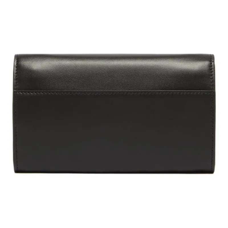 WEEKEND MaxMara Leather Shoulder Bag Mini Women's Black-2