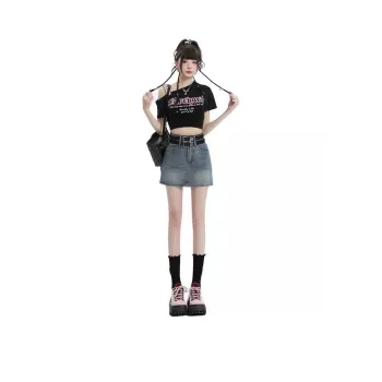 YINLEI Denim Short Skirts Women's