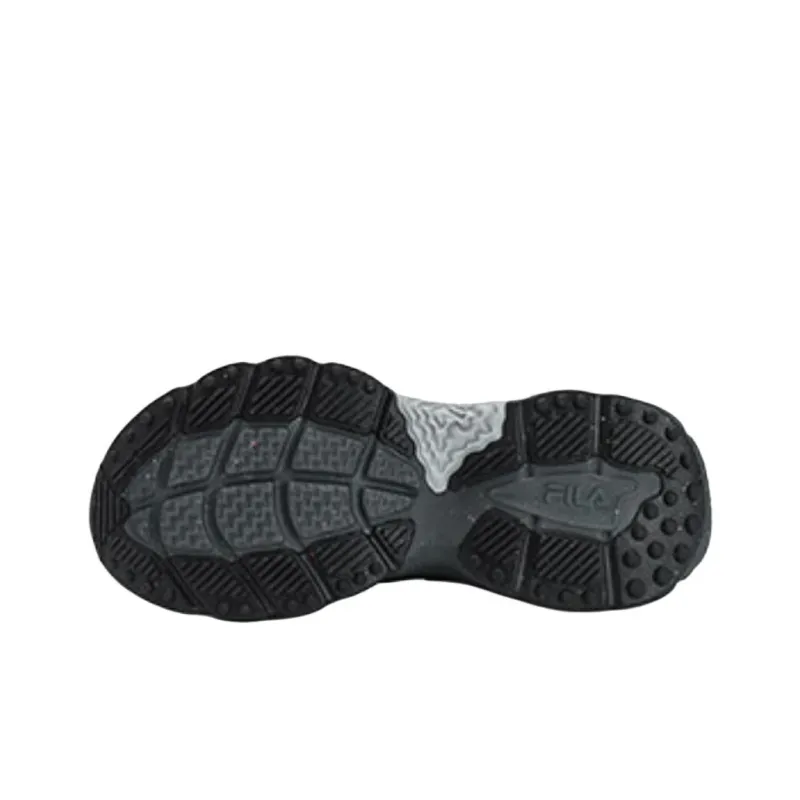 FILA Fern Anti Slip Wear Resistant Low Top Chunky Sneakers Women's Black-4