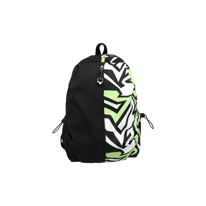 Vack Nylon Backpack Regular Unisex White/Red/Green/Blue-10